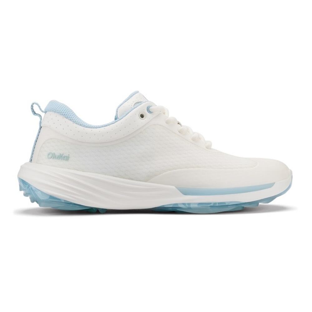 Olukai NWT Women’s Mākena WP Performance Golf Shoes Bright White Size 7